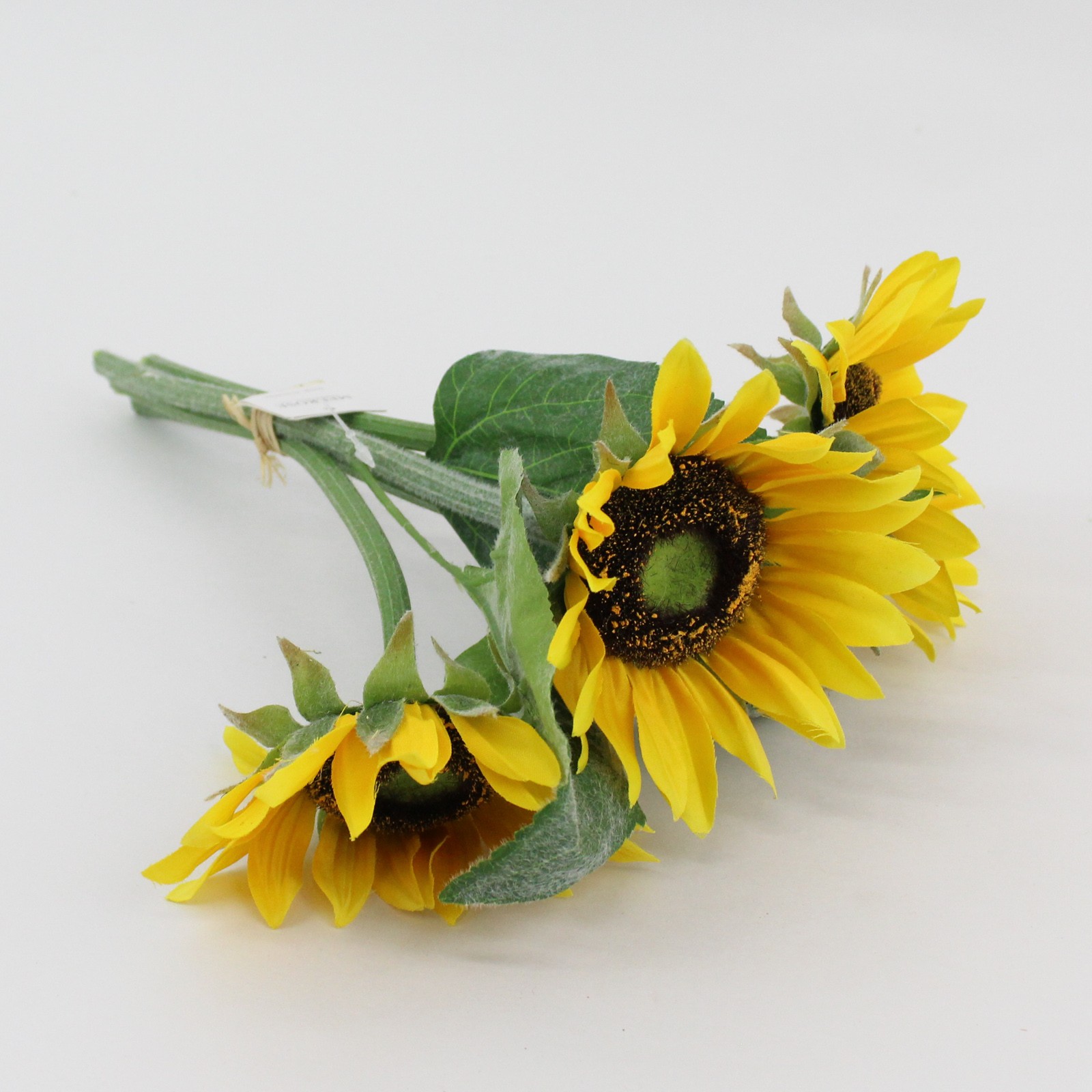 4 Melrose International Yellow 11.5″ Faux Silk Sunflower Stems