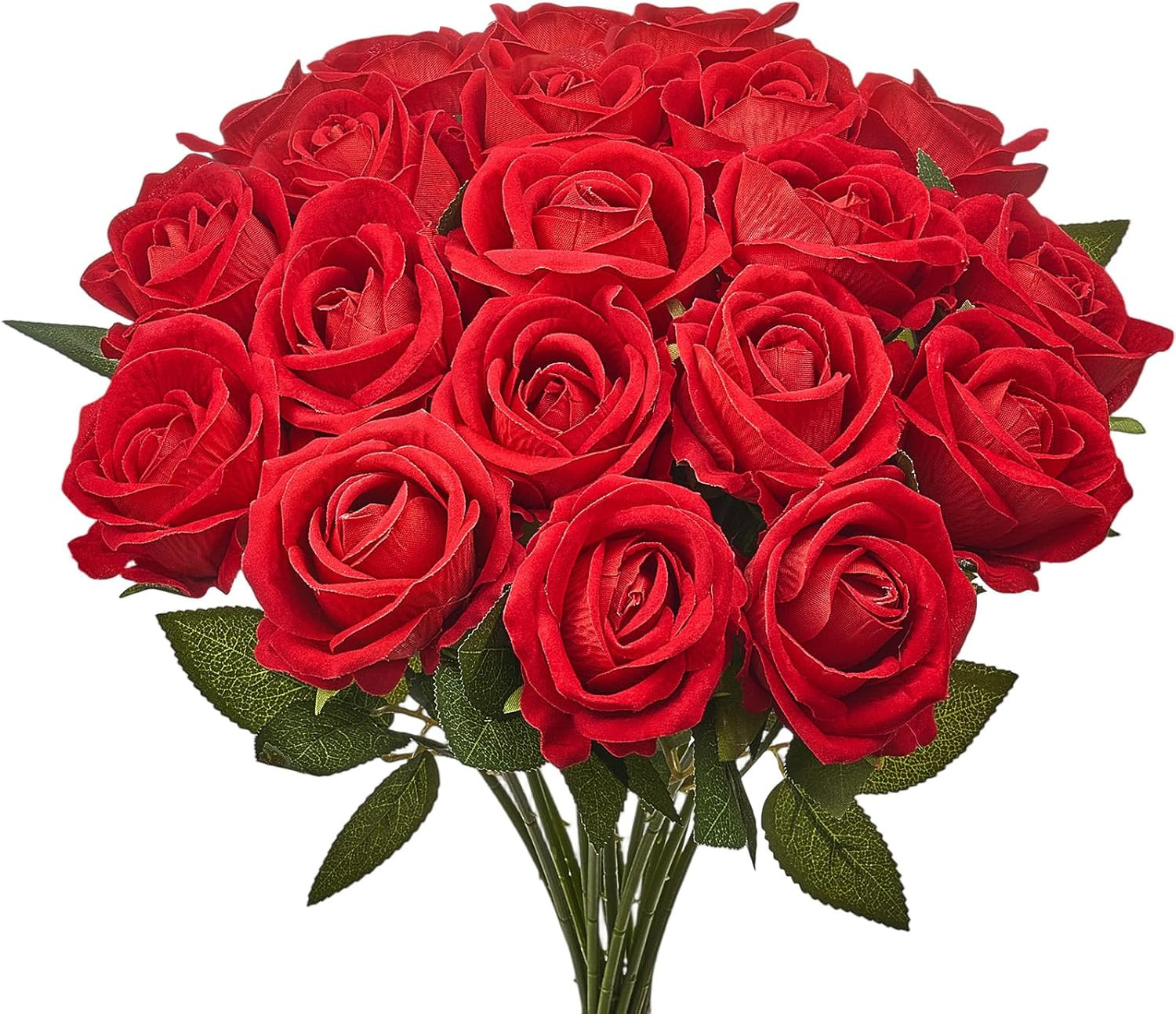 500 Pcs Red Foam Roses – Realistic Fake Flowers for Weddings & Decor
