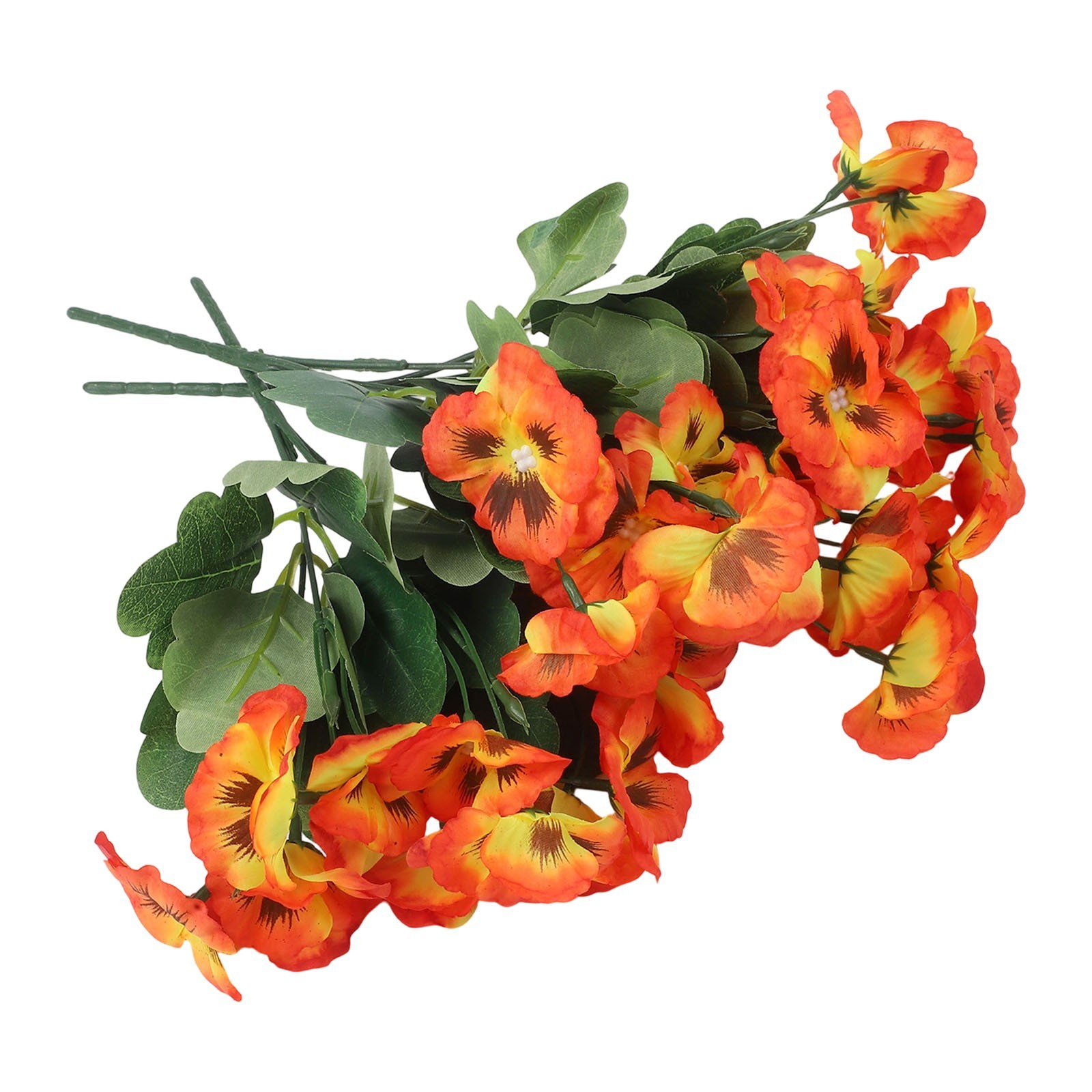 Artificial Pansy Flowers 3pcs for Vibrant For Indoor and Outdoor Decor