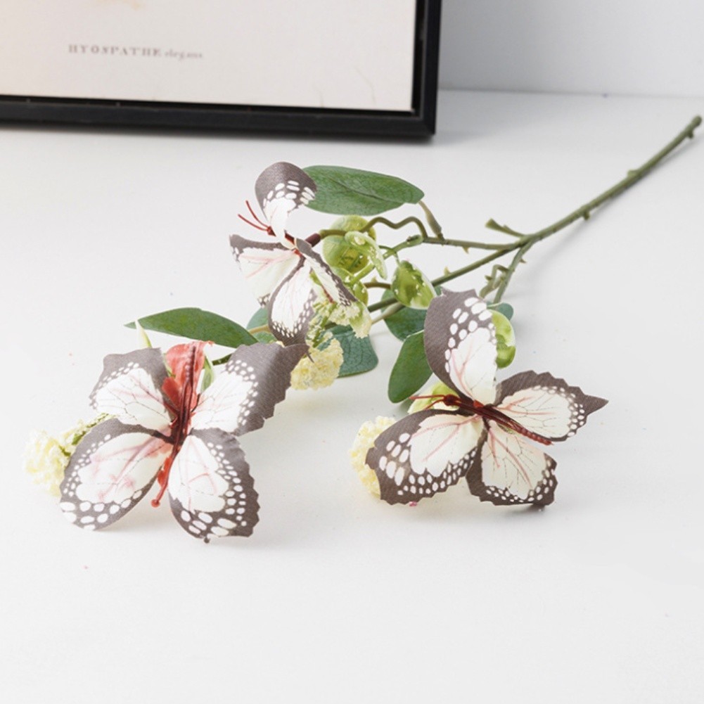 Artificial Silk Butterfly Flower for Wedding Home Decoration Outdoor Photography