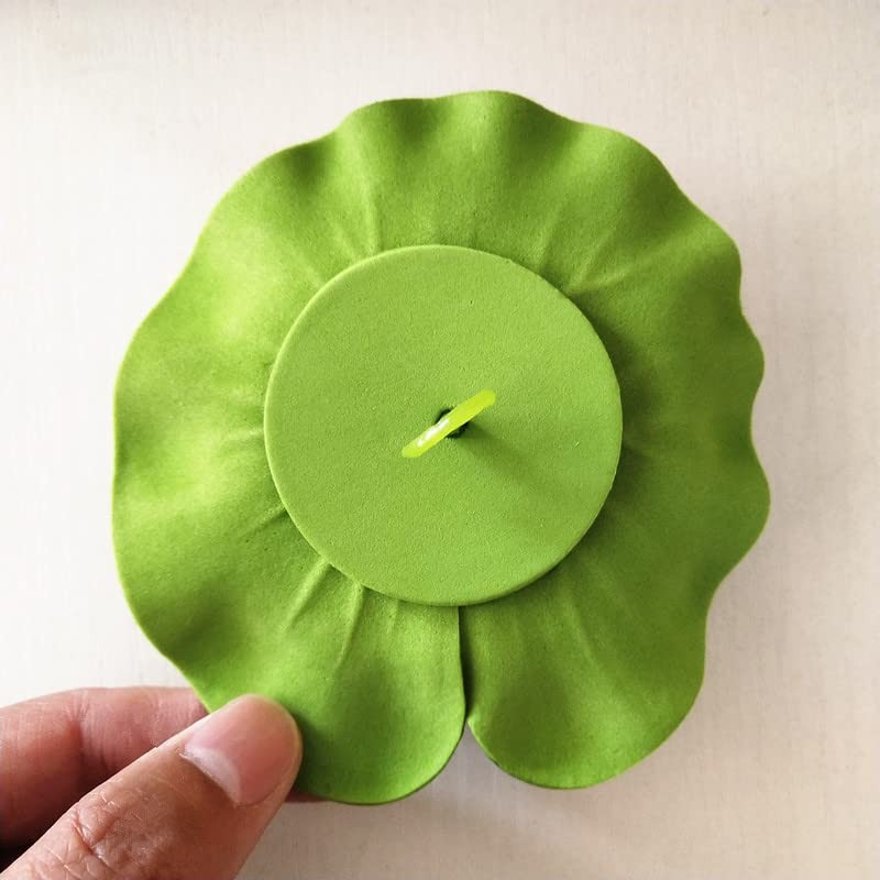 7 Pcs Artificial Floating Foam Lotus Flower with Water Lily Pad, Floating Art…
