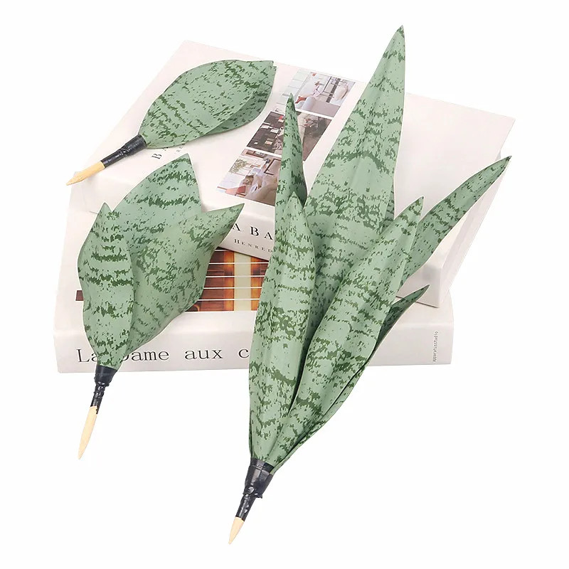 Artificial Succulent Plants Tropical Fake Leaf Bonsai for Home & Party Decor