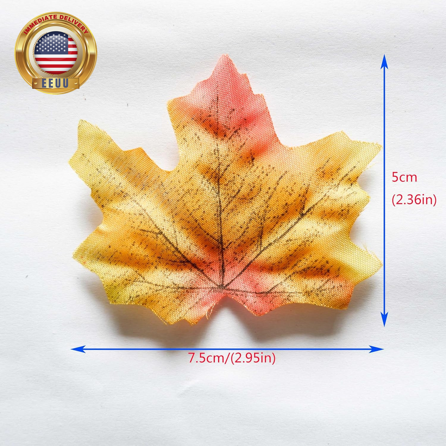 Separated Fake Fall Leaves Artificial Autumn Maple Leaf Room Decor for Home Part