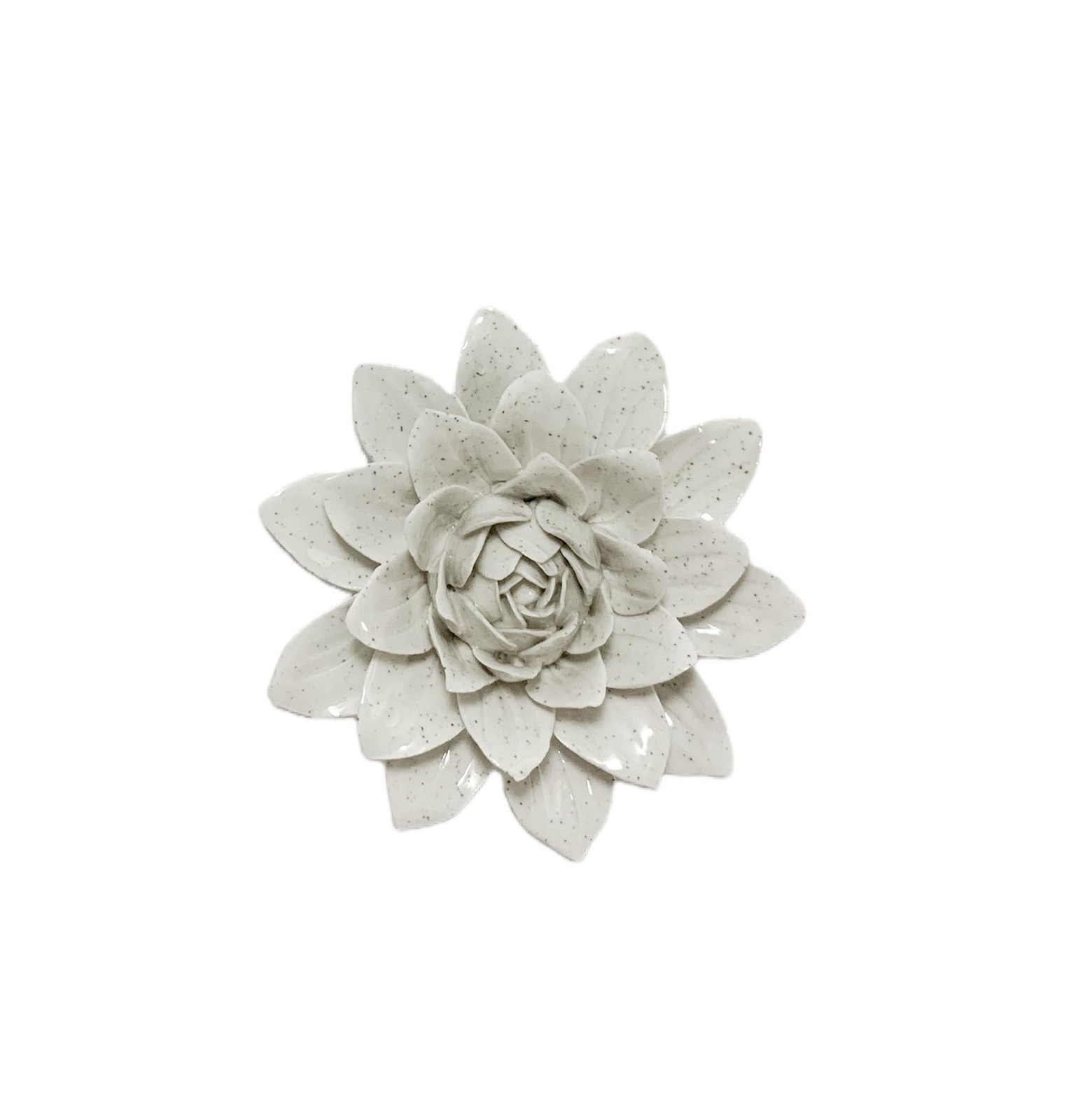 Ceramic Flower Wall Art Decor, Artificial Flower Wall Sculpture,Handmade Cera…