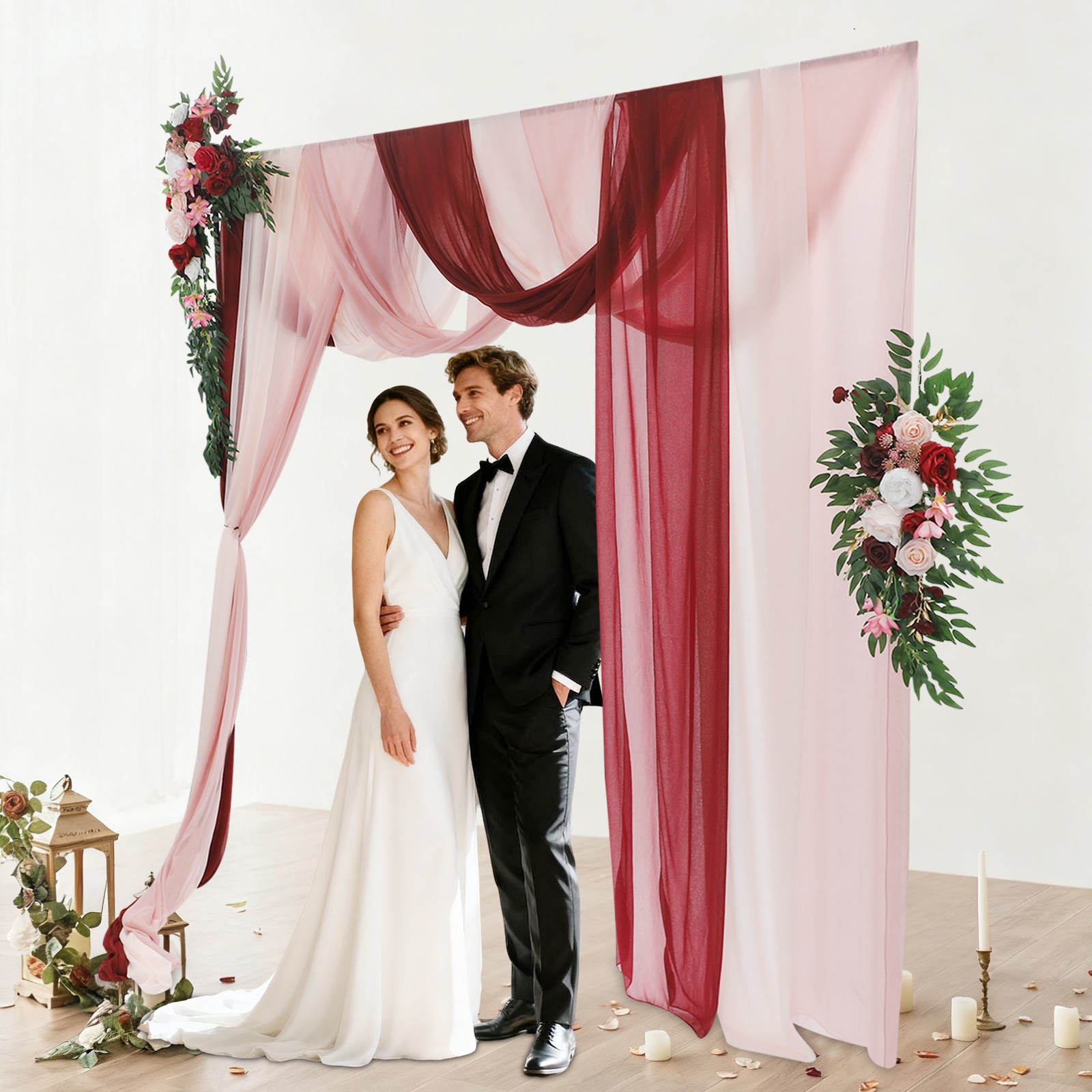 Decorative Artificial Flowers, Artificial Wedding Arch Flower Kit, Wedding Artif