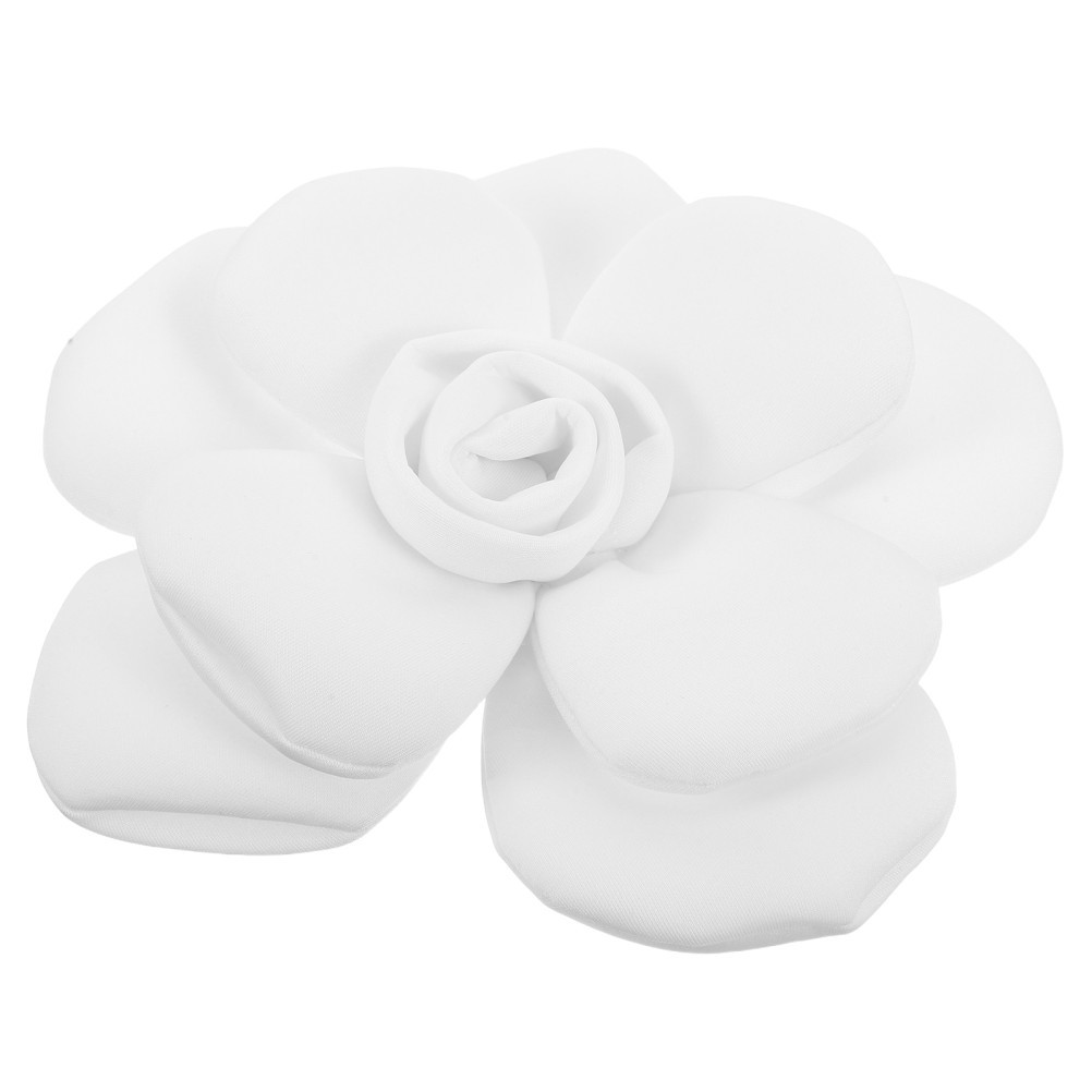 Fabric Three-dimensional Flowers Chunky for Clothes Camellia Heads