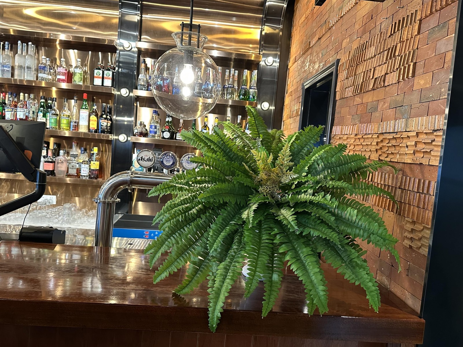 Artificial Boston Ferns for Outdoors Large, 45 Inch Fake Fern, Lifelike Faux …