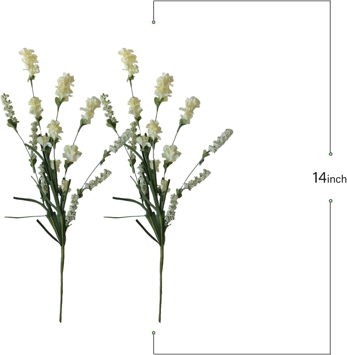 10Pcs Artificial Flower Bulk Spring/Summer Flowers Wedding Party Vase Bouquet…
