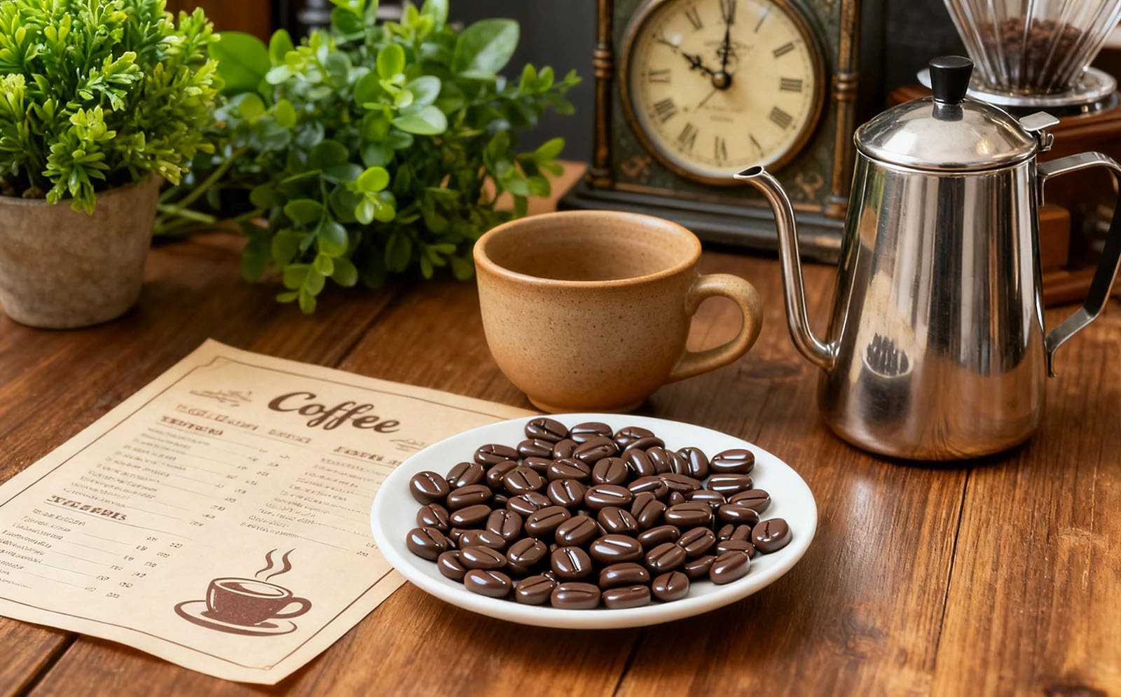 200 PCS Artificial Coffee Beans Simulation Resin Mini Faux Photography Props