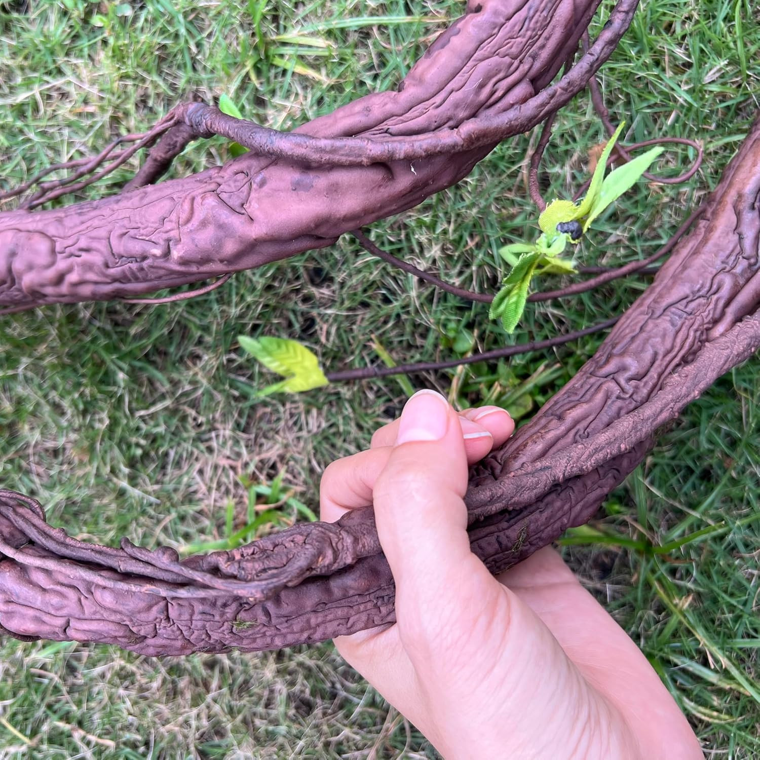 Bendable Artificial Tree Thick Trunk Twigs Cane Climbing Vine Branches 6Ft Faux