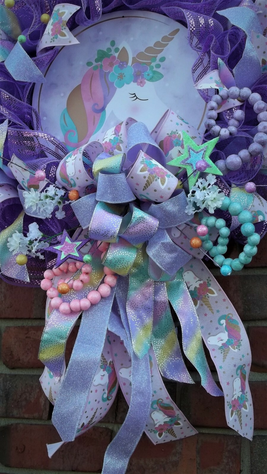Handcrafted Unicorn Wreath it’s Magical