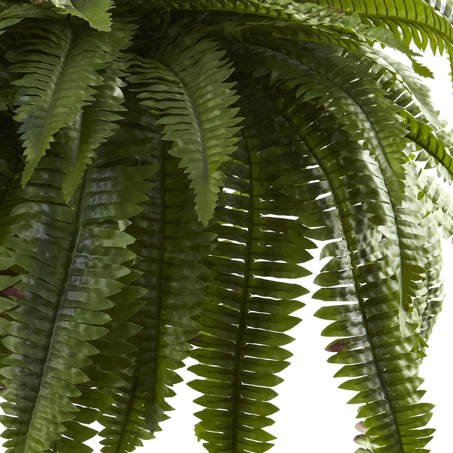 36 in. Giant Boston Fern – Luxurious Faux Hanging Plant for Effortless Decor