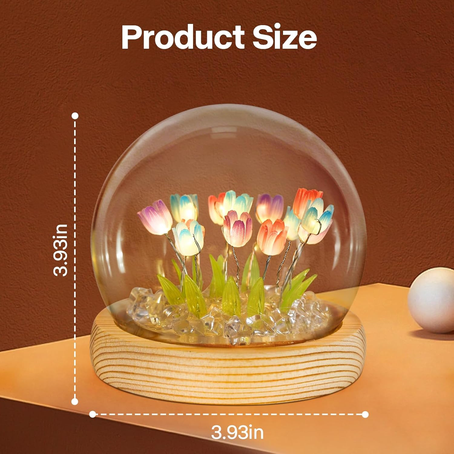 Birthday Gifts for Women Valentines Day Gifts for Her Flower Lamp Night Light f