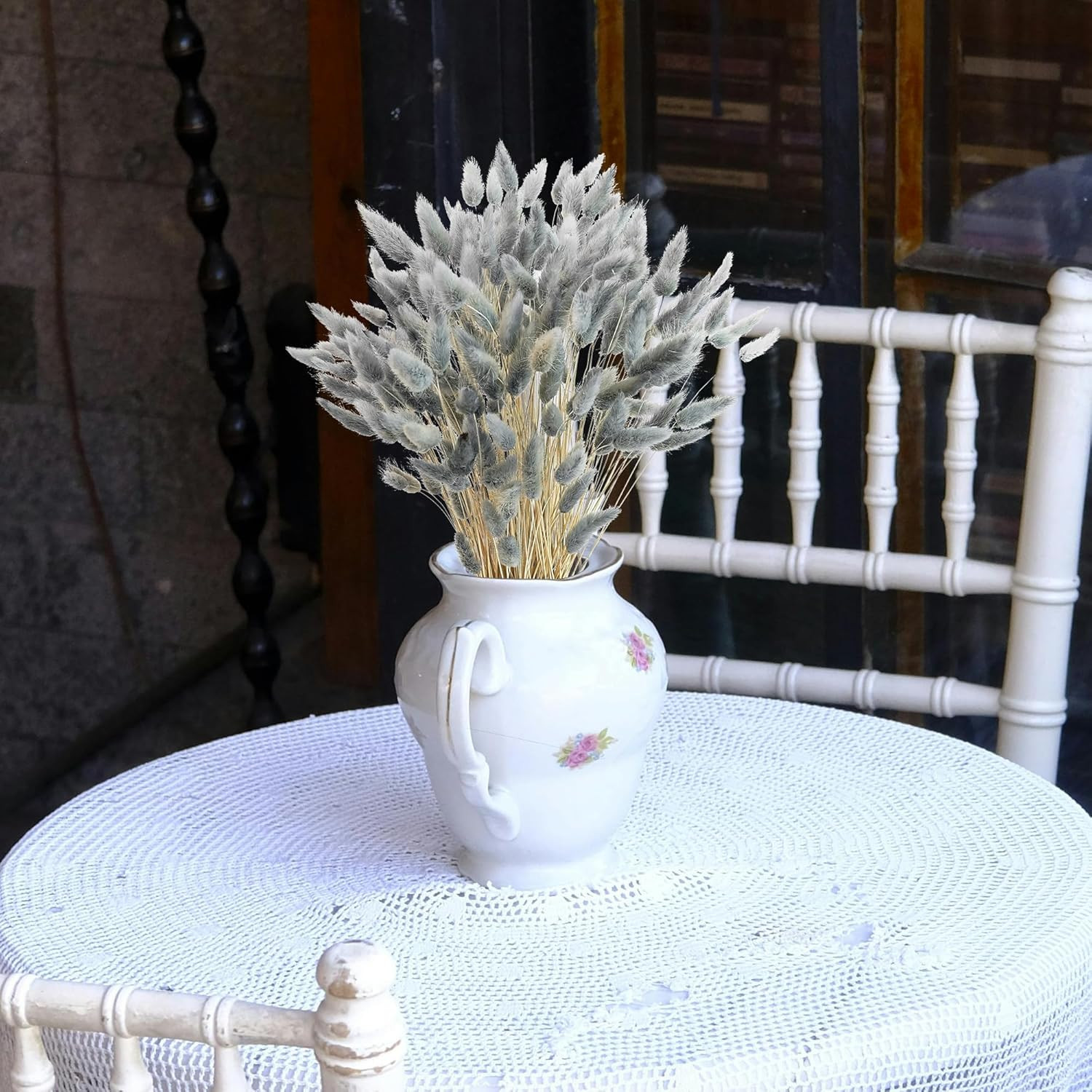120 PCS Dried Pampas Grass Decor, 17-Inch Pompas Floral, Dry Flowers for Decorat