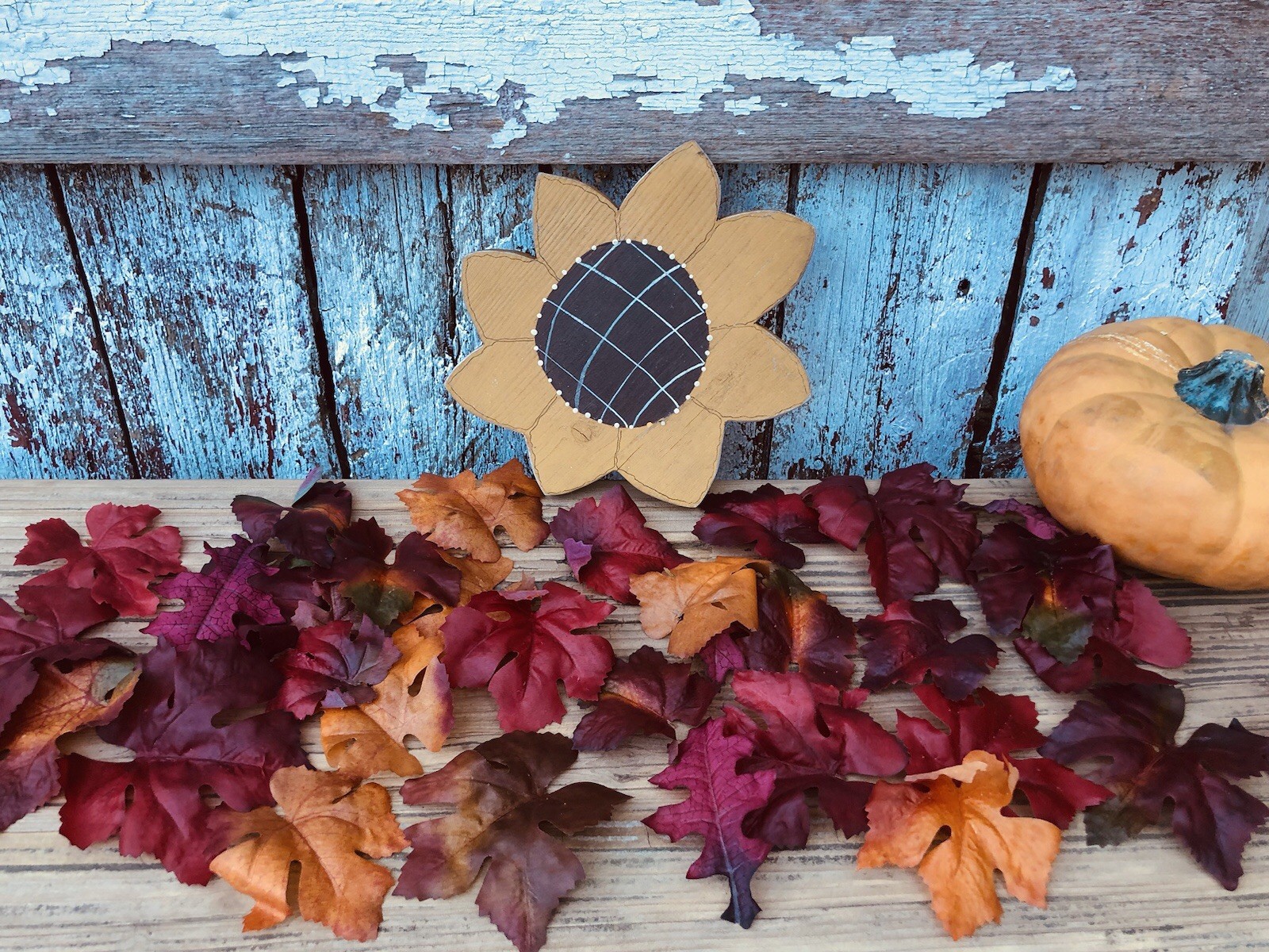 36 Redwood Forest Silk Fall Leaves Autumn Artificial LOOSE in A BAG