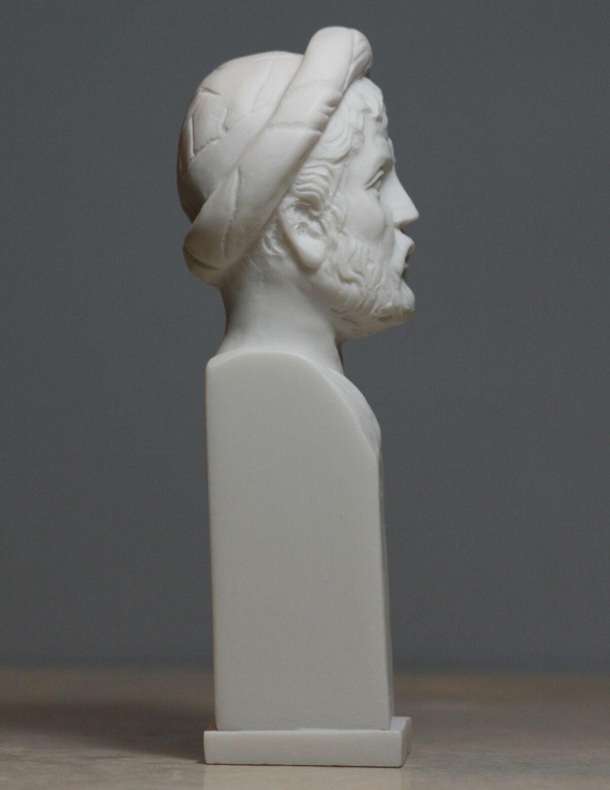 Pythagoras Philosopher Mathematician Scientist Bust Statue Sculpture 6.3 inches