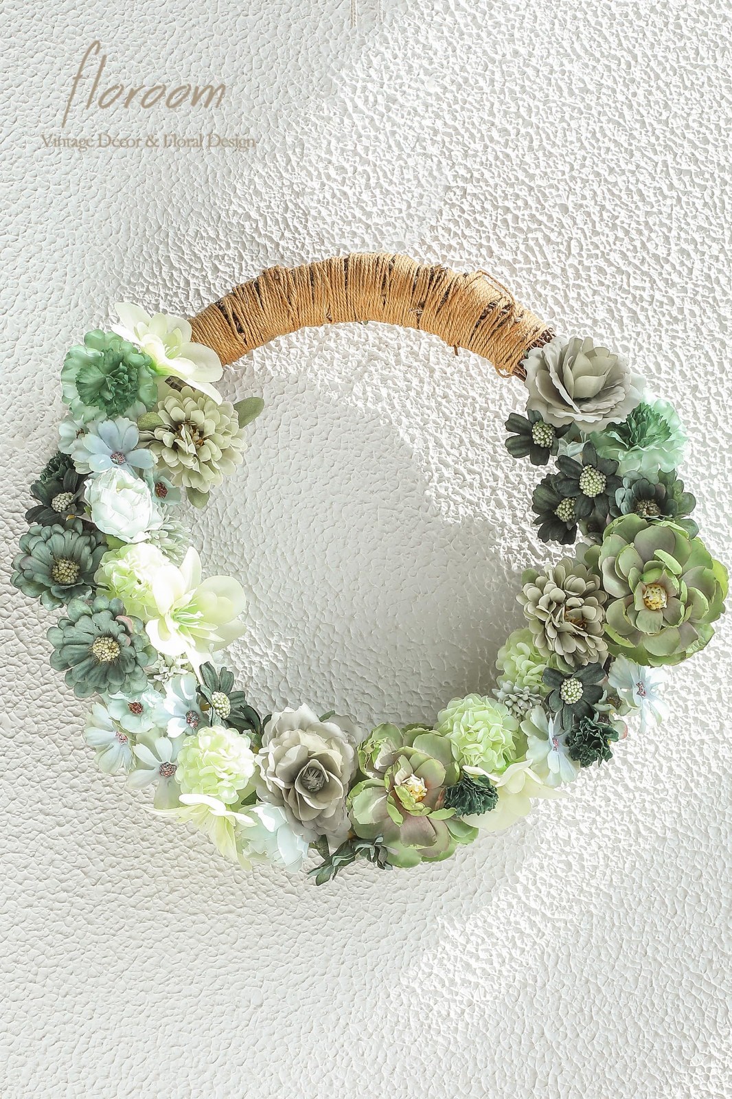 Mini Artificial Flower Heads – Sage & Olive Green Faux Peony Daisy Rose for DIY