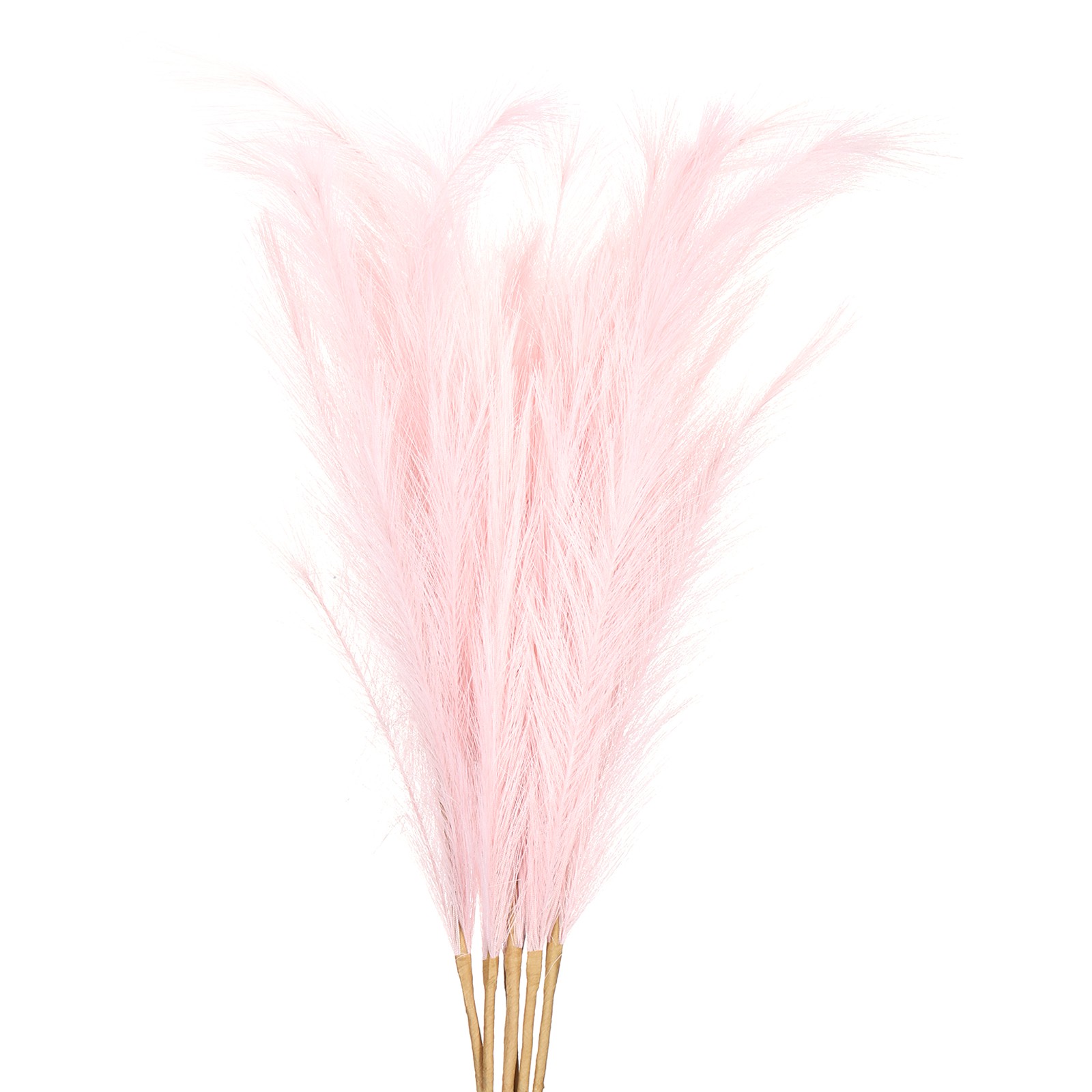 37.8in Pampas Grass Decor, 7 Pcs Artificial Pampas Grass Bulk, Pink