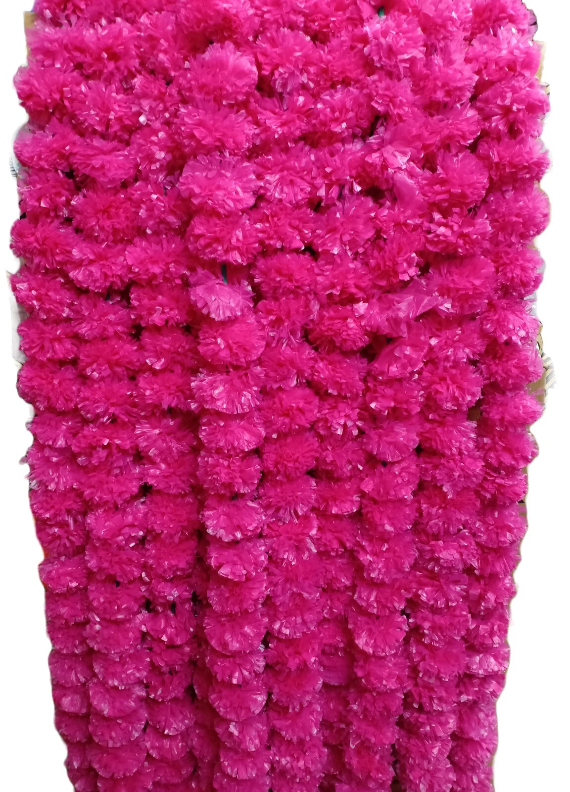 100Pcs Set Artificial Marigold Flower Garlands Diwali Indian Wedding Decoration
