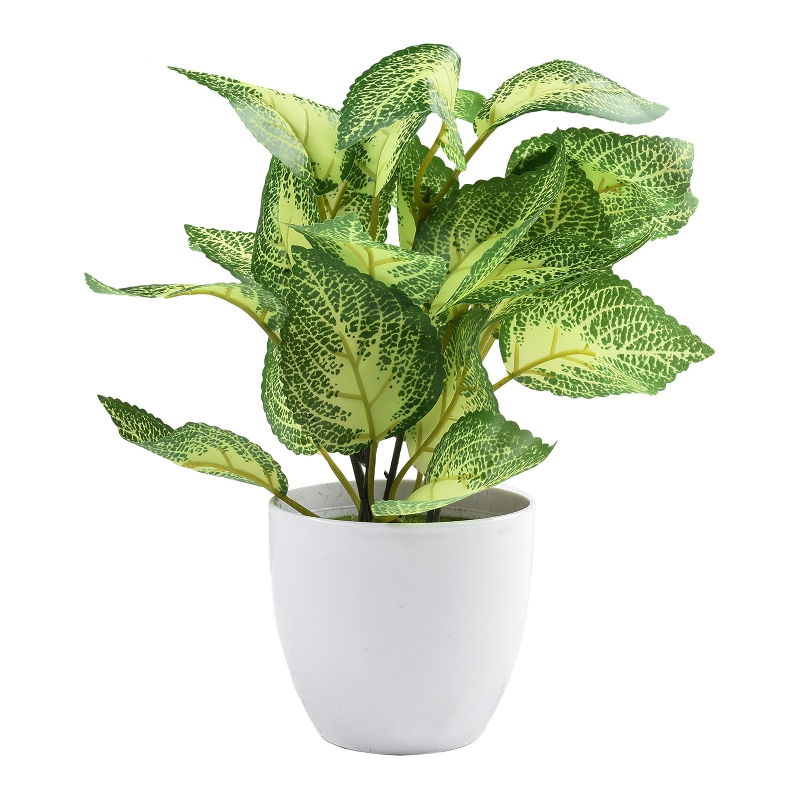 Artificial Flower Foliage Plant With Pot Bonsai Potted Office Home Garden Decor