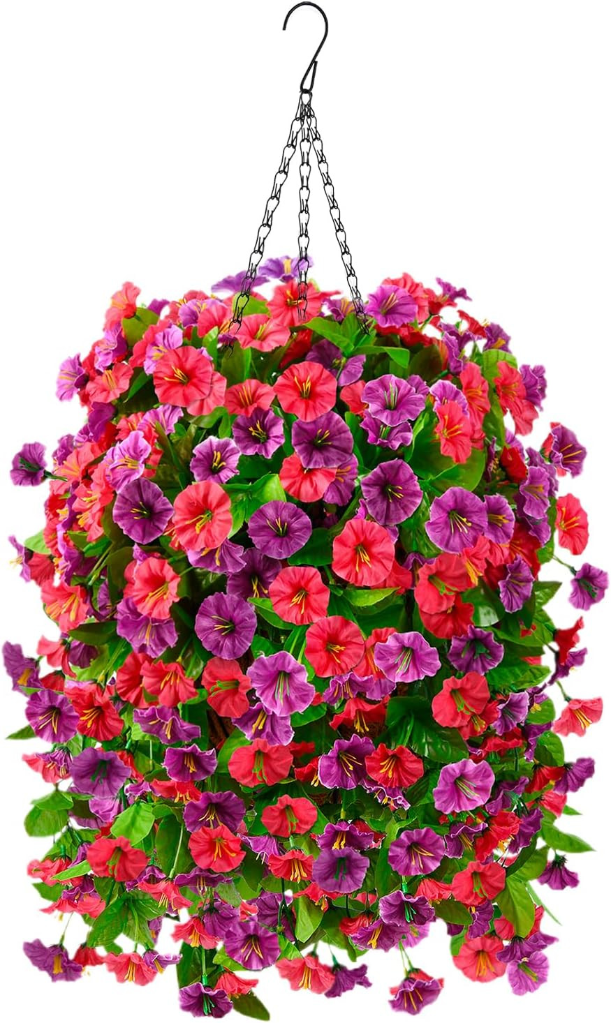 INQCMY Artificial Flowers for Outdoor Spring Summer Decoration Faux Silk Morning