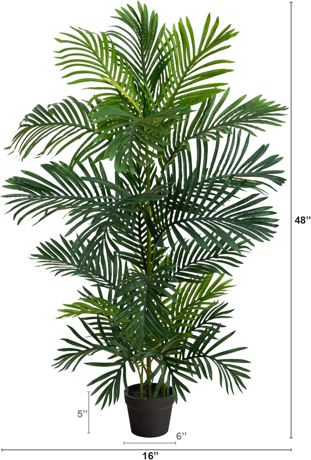 4Ft UV Resistant Areca Palm Tree – Perfect for Indoor & Outdoor Decor
