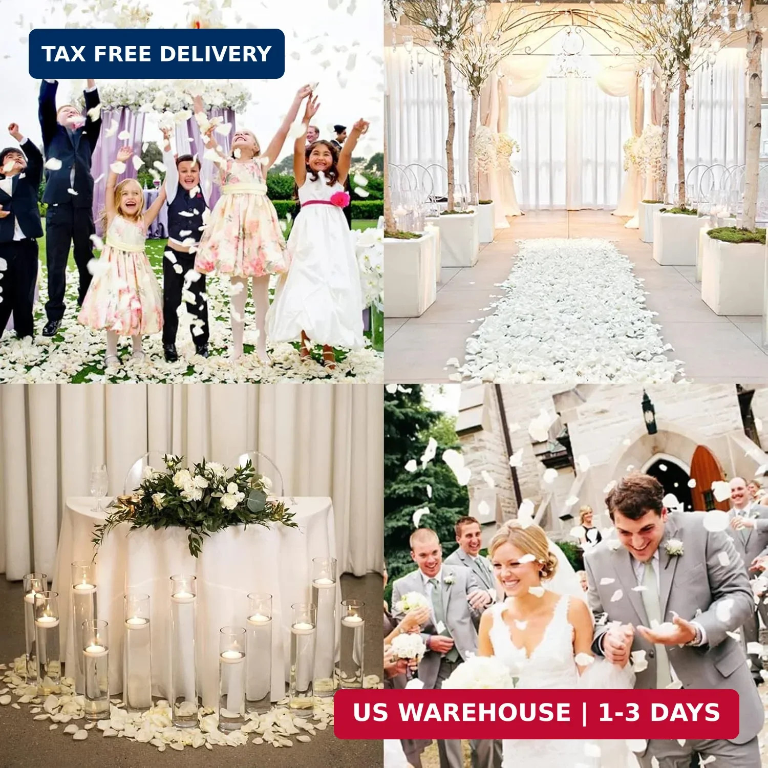 Ouddy Decor 5000 Pcs Rose Petals Artificial Flower for Valentine’s Wedding Decor