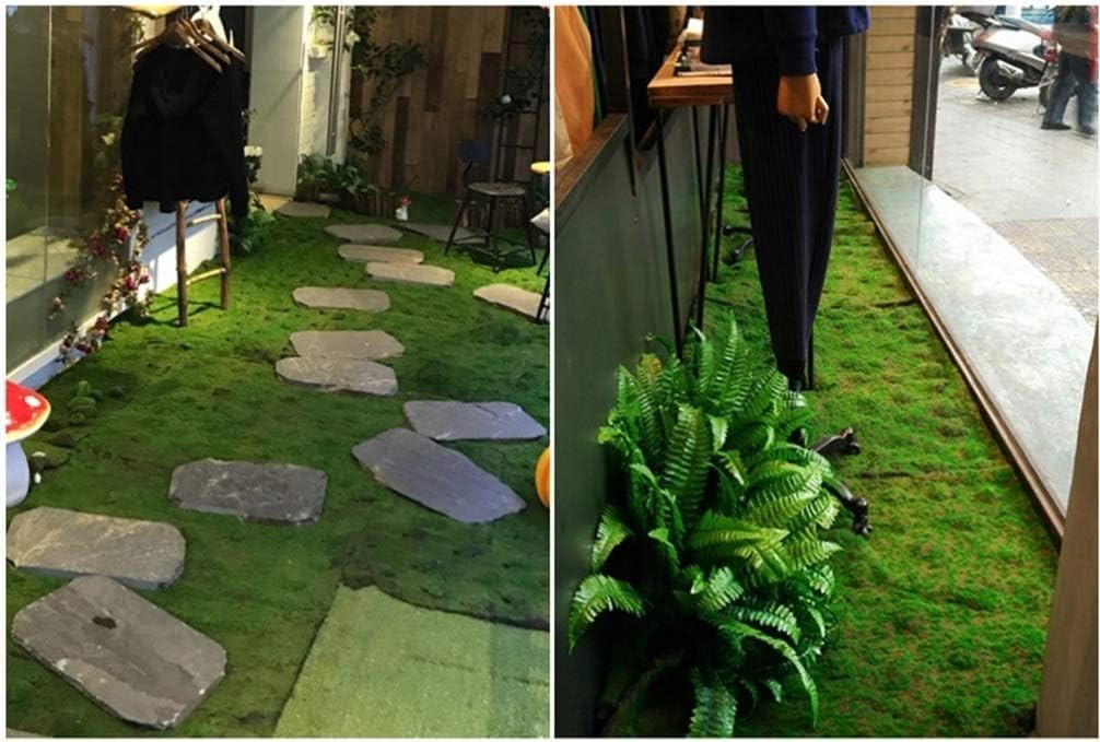 Artificial Moss Mat Fake Grass Rug Turf Plants Lichen Artificial Lawn for Hom…