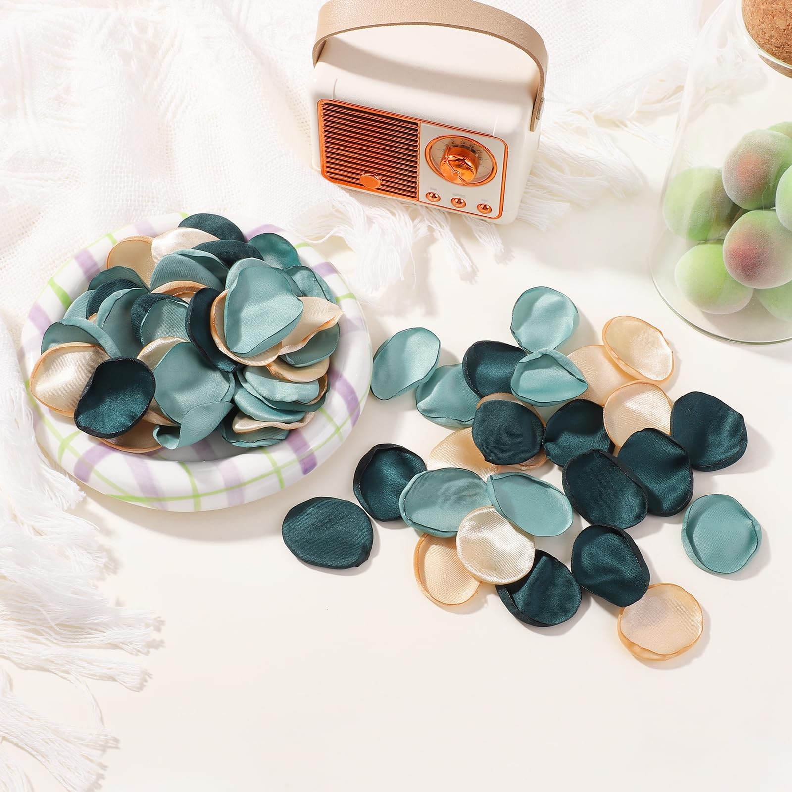 400 Pcs Silk Rose Petals Artificial Flower Petals for Wedding Flower Girl Bas…