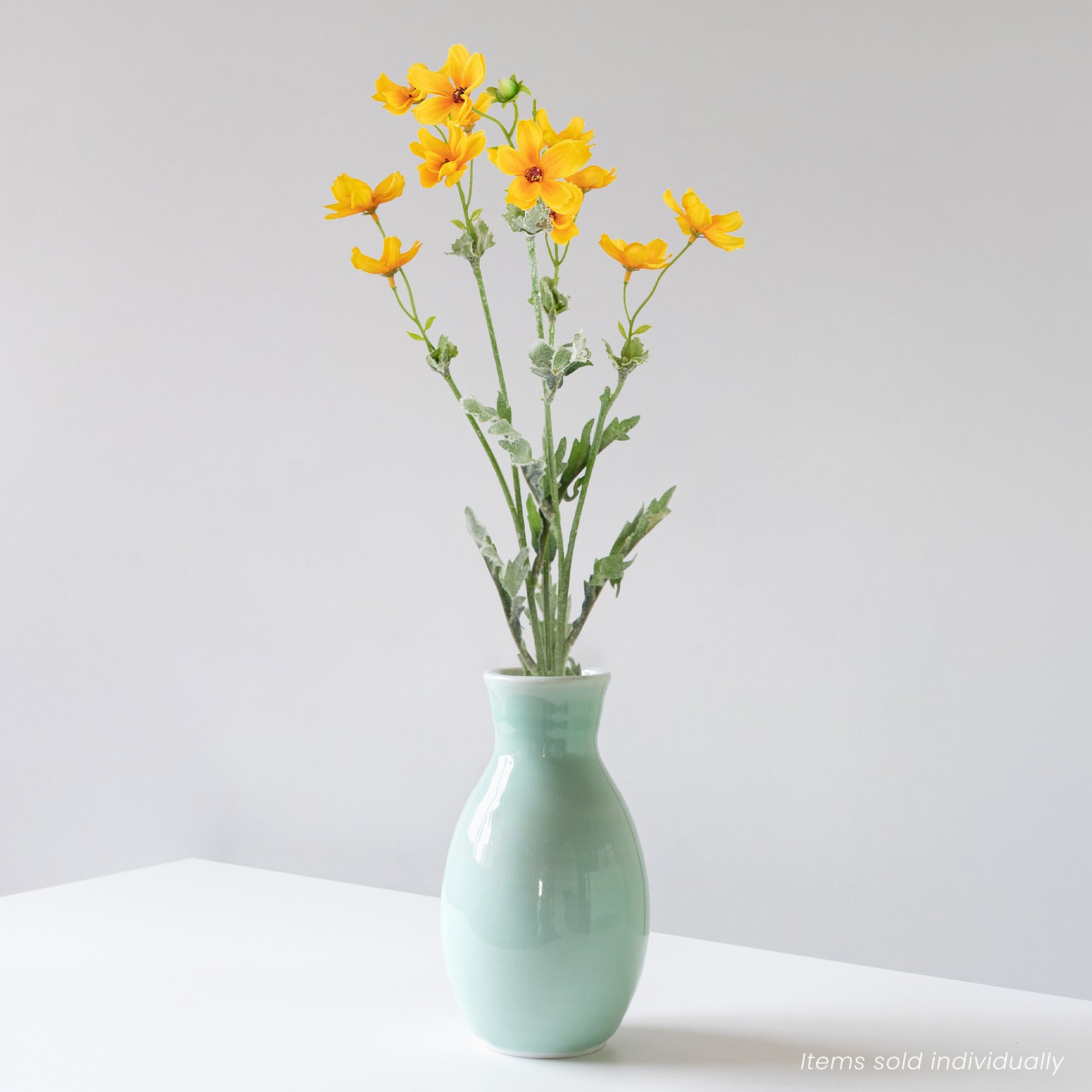 Allstate 27.5″ Gold and Yellow Baby Cosmos Artificial Silk Floral Spray