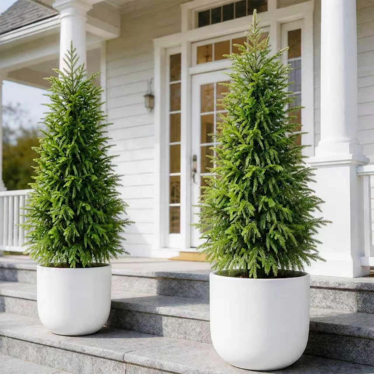 4FT Lighted Artificial Norfolk Pine Tree Outdoor with Lights｜Artificial Topia…