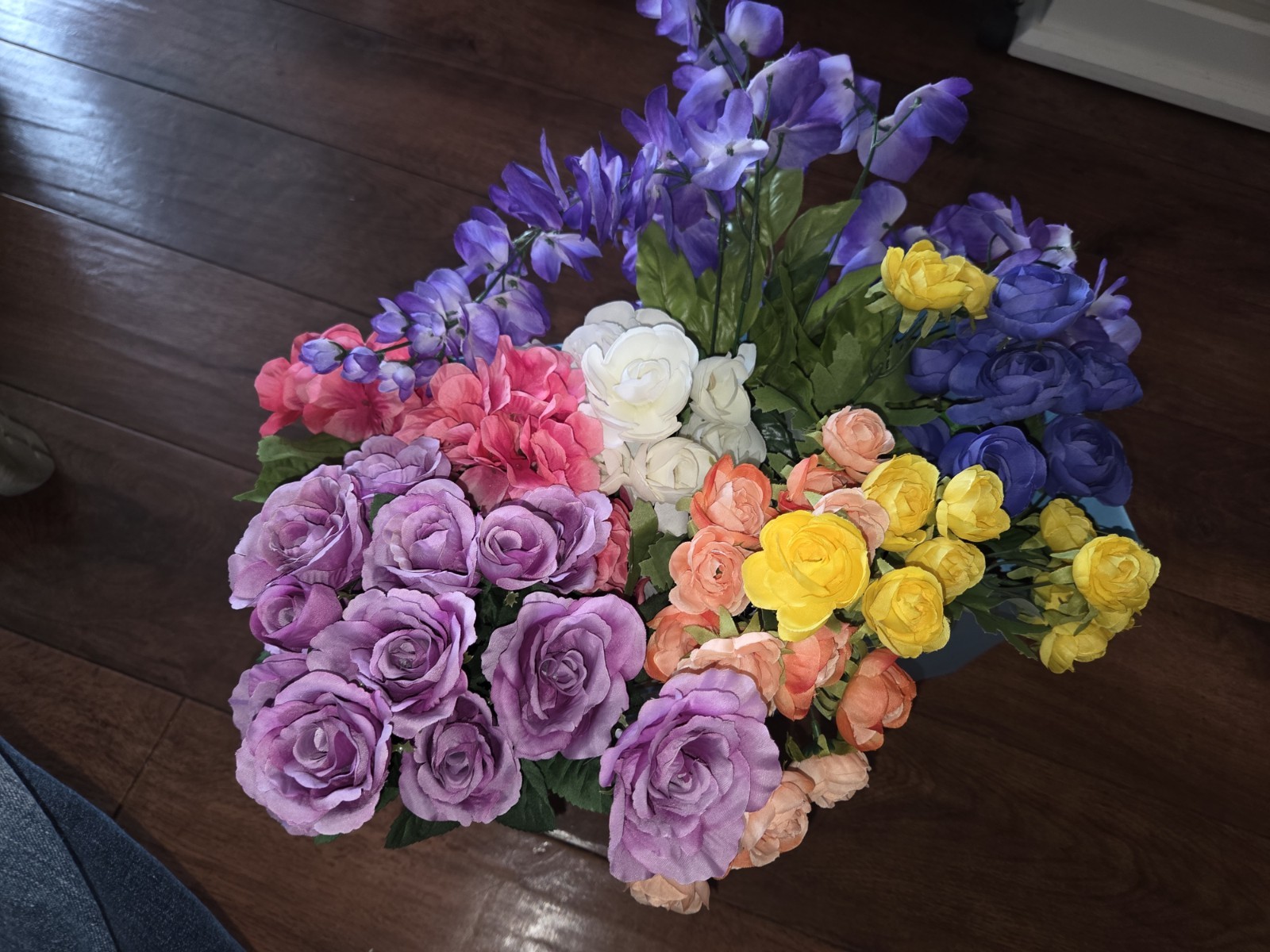 Multicolor Artificial Flowers Assortment