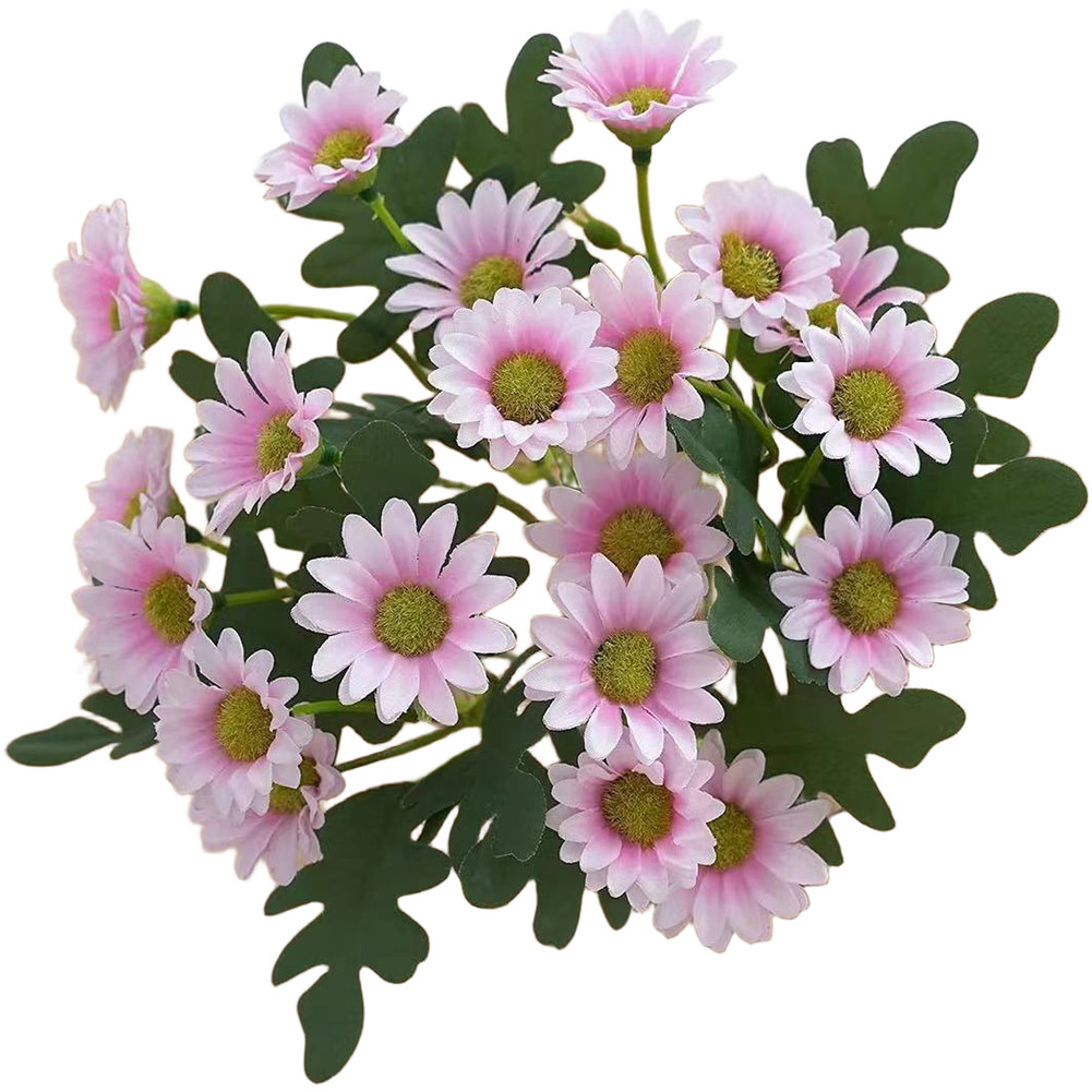 Chamomile Daisy Bouquet Made of Silk and Plastic for Living Room Bedroom Decor