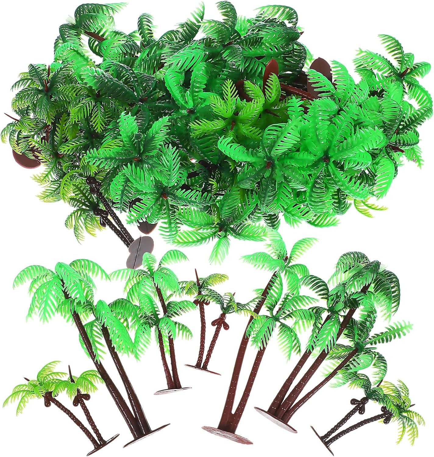 Coconut Palm Tree Model: 31Pcs Artificial Plant for Railway Building Diorama …