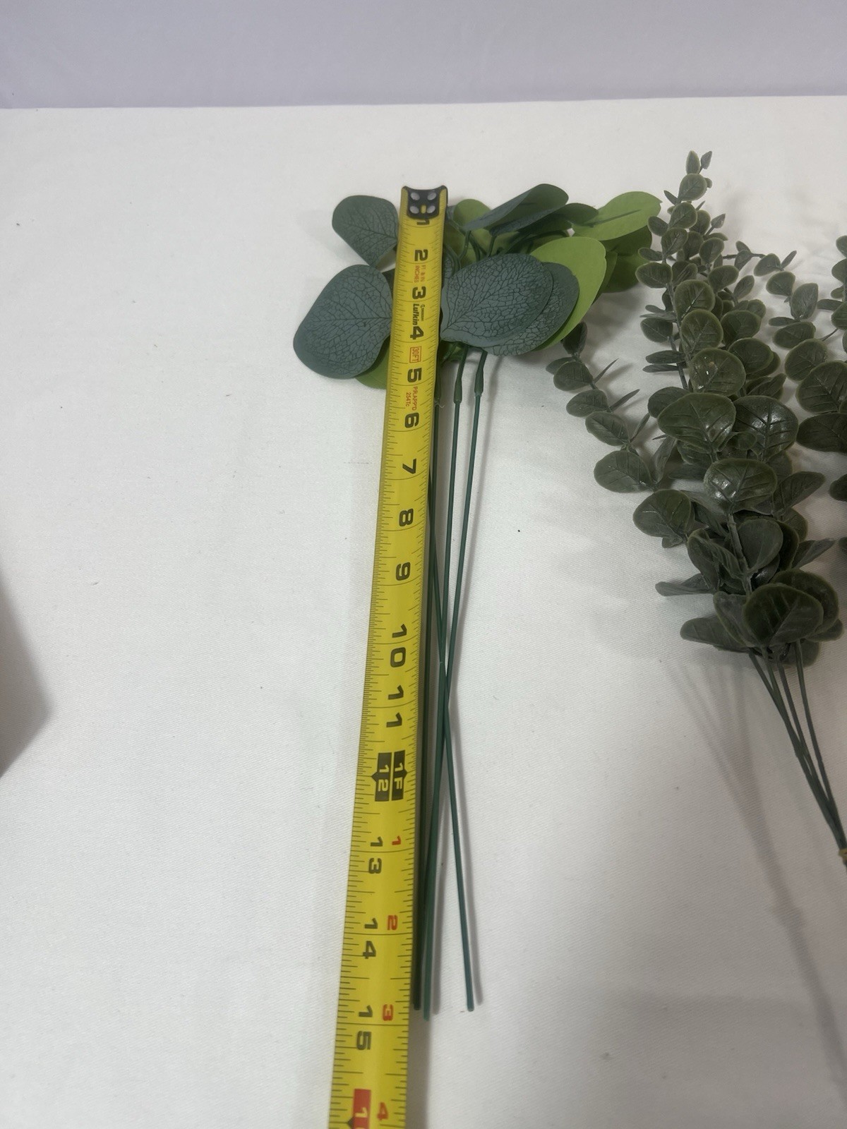 Set Of Assorted Artificial Floral Stems Hydrangea Blooms & Eucalyptus
