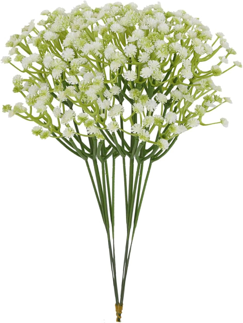 Artificial Flower 12PCS Plastic Babys Breath Table Decoration Wedding Deco Indoo