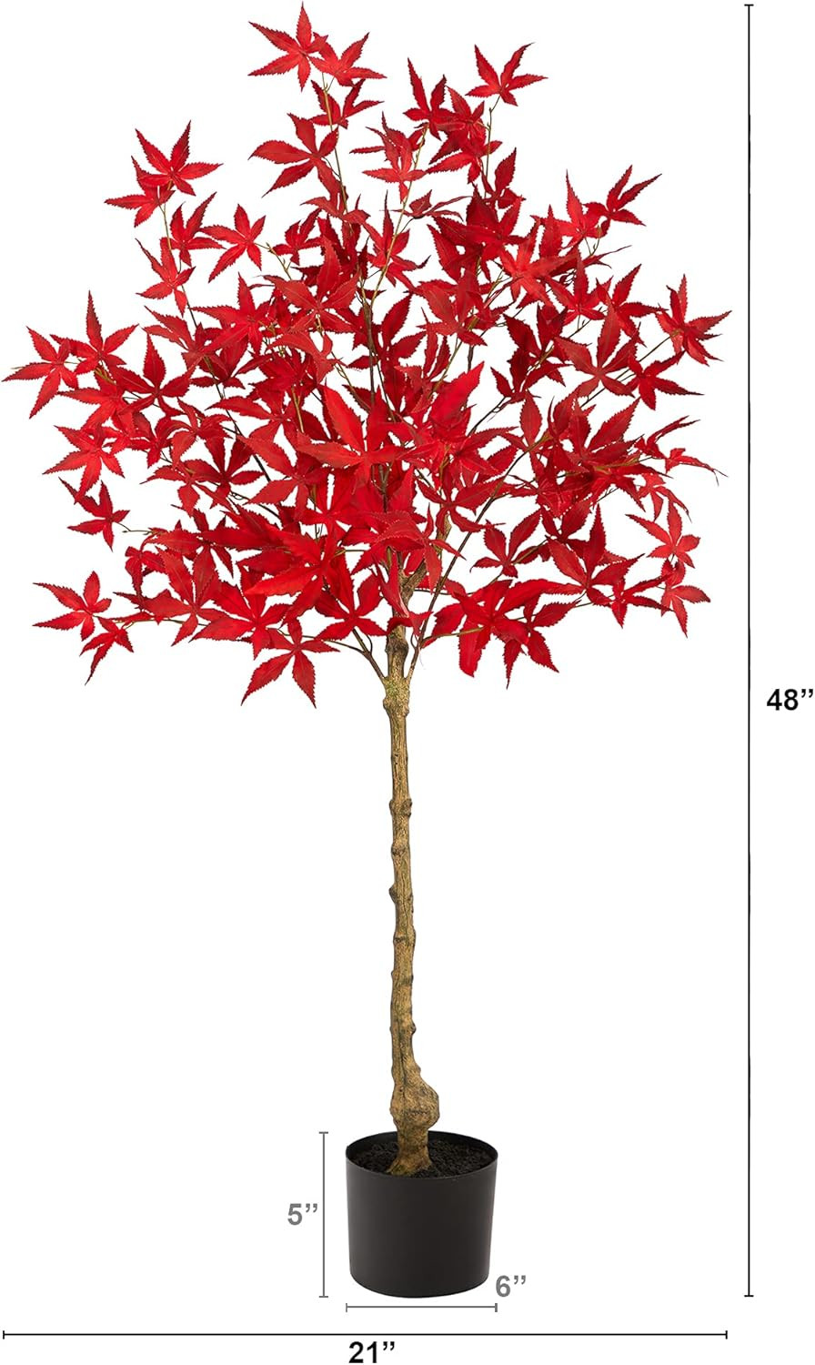 4Ft. Autumn Maple Artificial Tree – Perfect Fall Decor for Home & Events