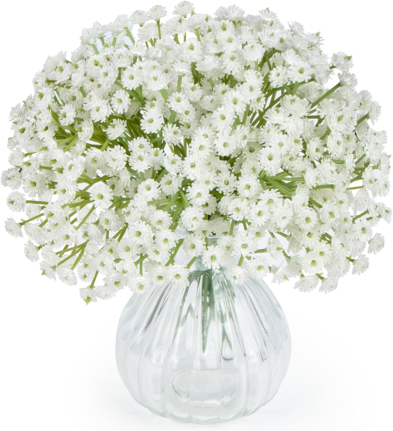10 Baby Breath Artificial Flowers – 7.6″ Babies Breath Flowers Artificial Faux