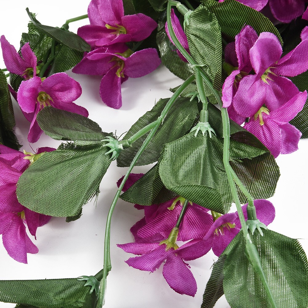 Artificial Fake Flowers Ivy Vine Hanging Garland Plant Wedding/Home Decoration
