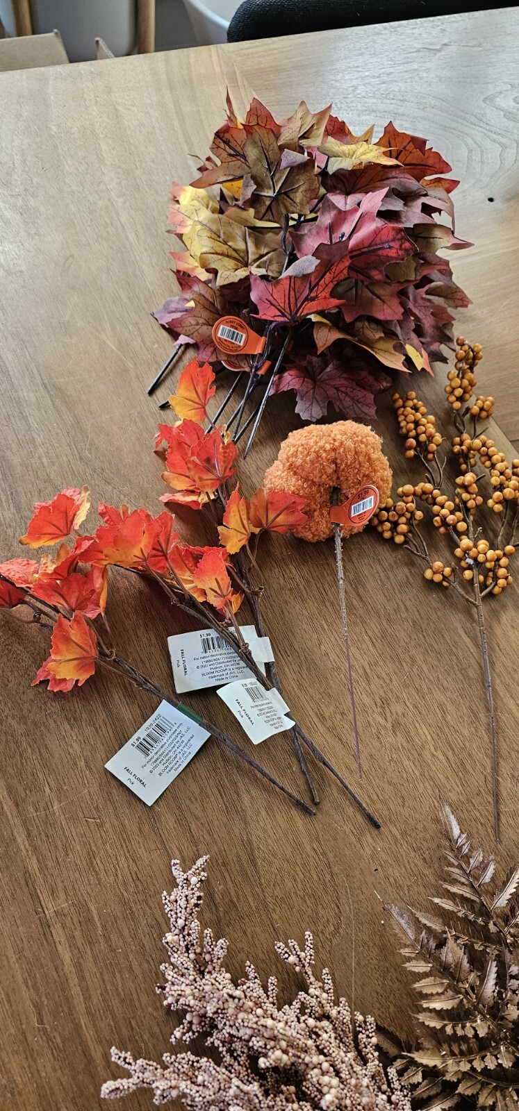 Fall Autumn Branches Stems Bundle Lot 60 BN