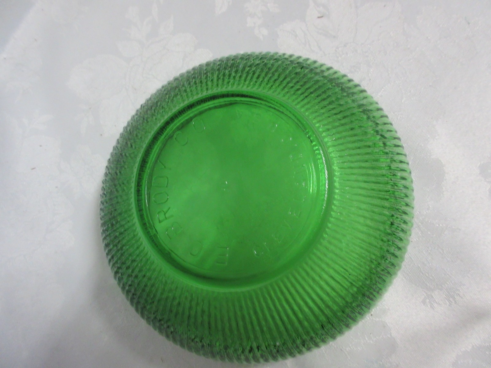 3 1950’s Vintage E O BRODY Forest Green Florist Bowls, ALL DIFFERENT!!