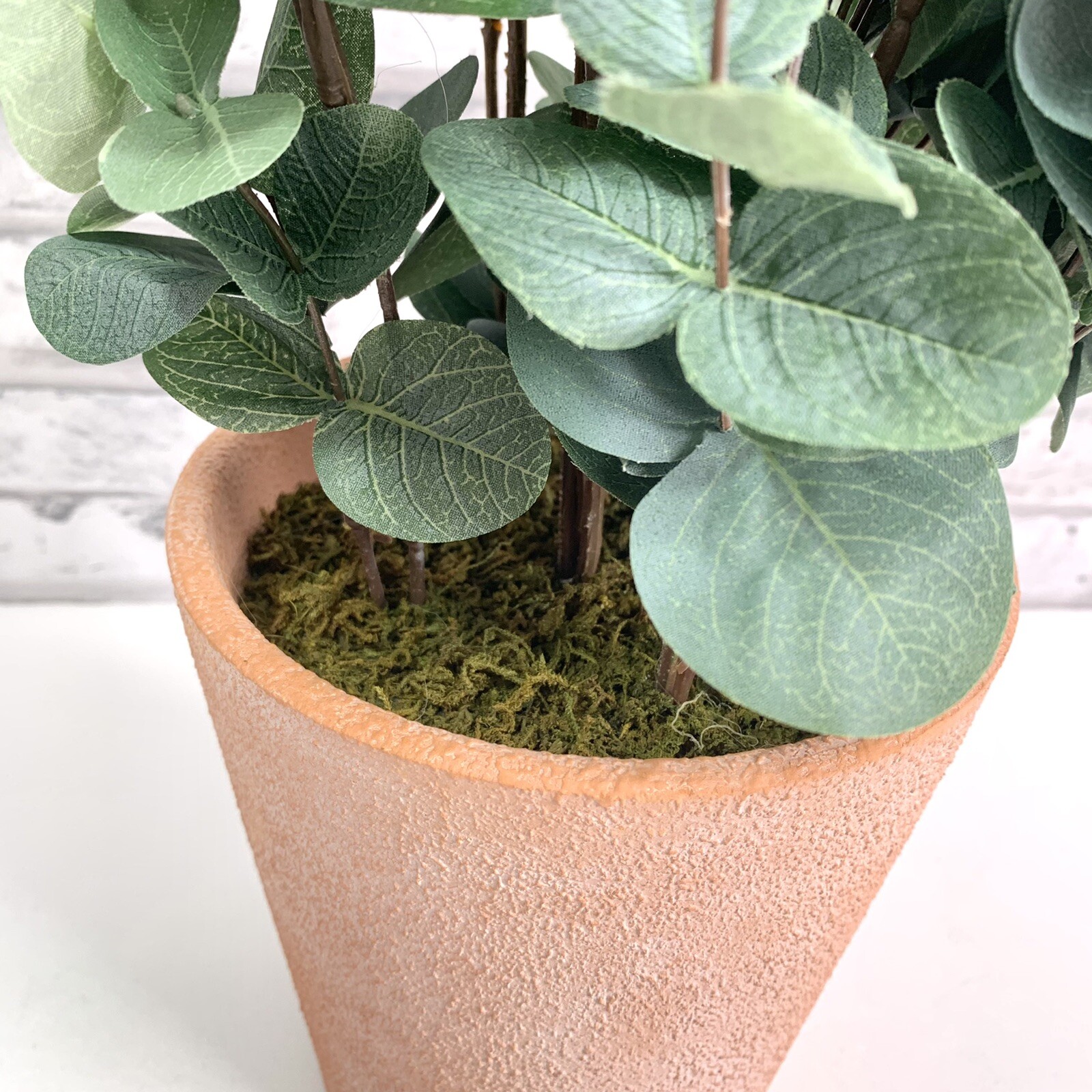 Set of 2 – Hearth & Hand Magnolia Faux Large Eucalyptus 22″ Terracotta Pot Plant