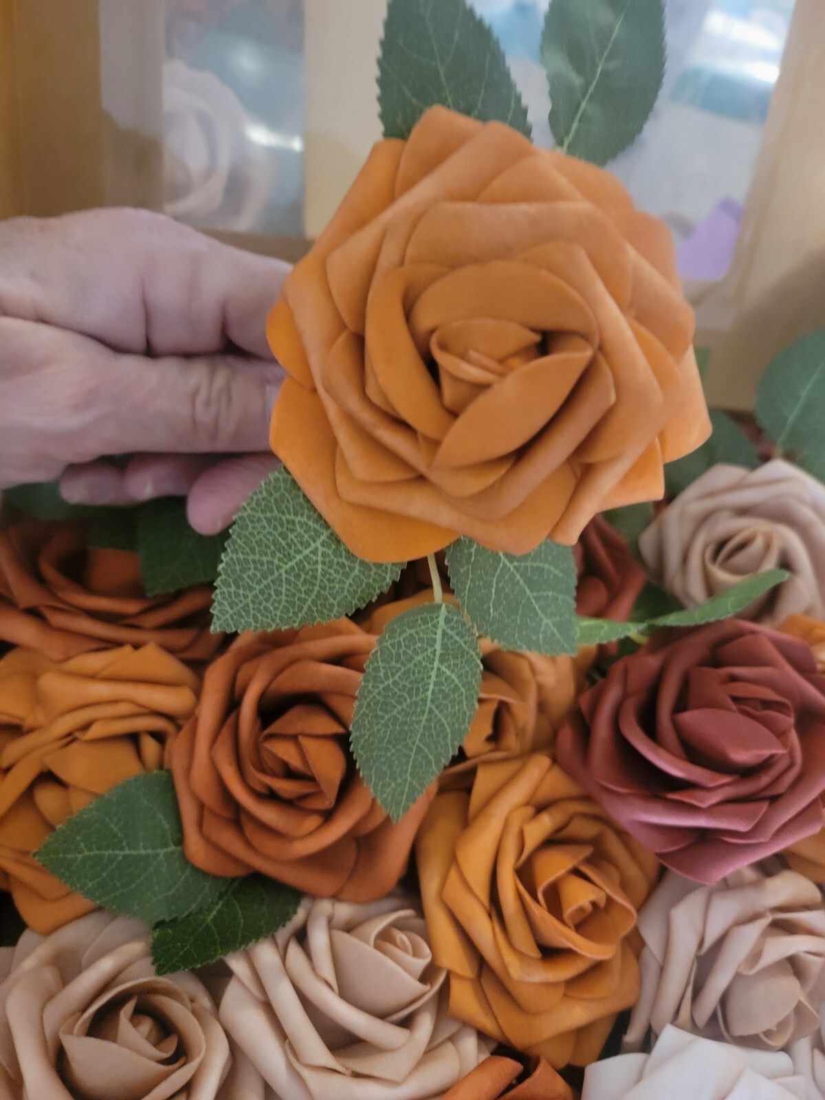 Artificial Foam Roses