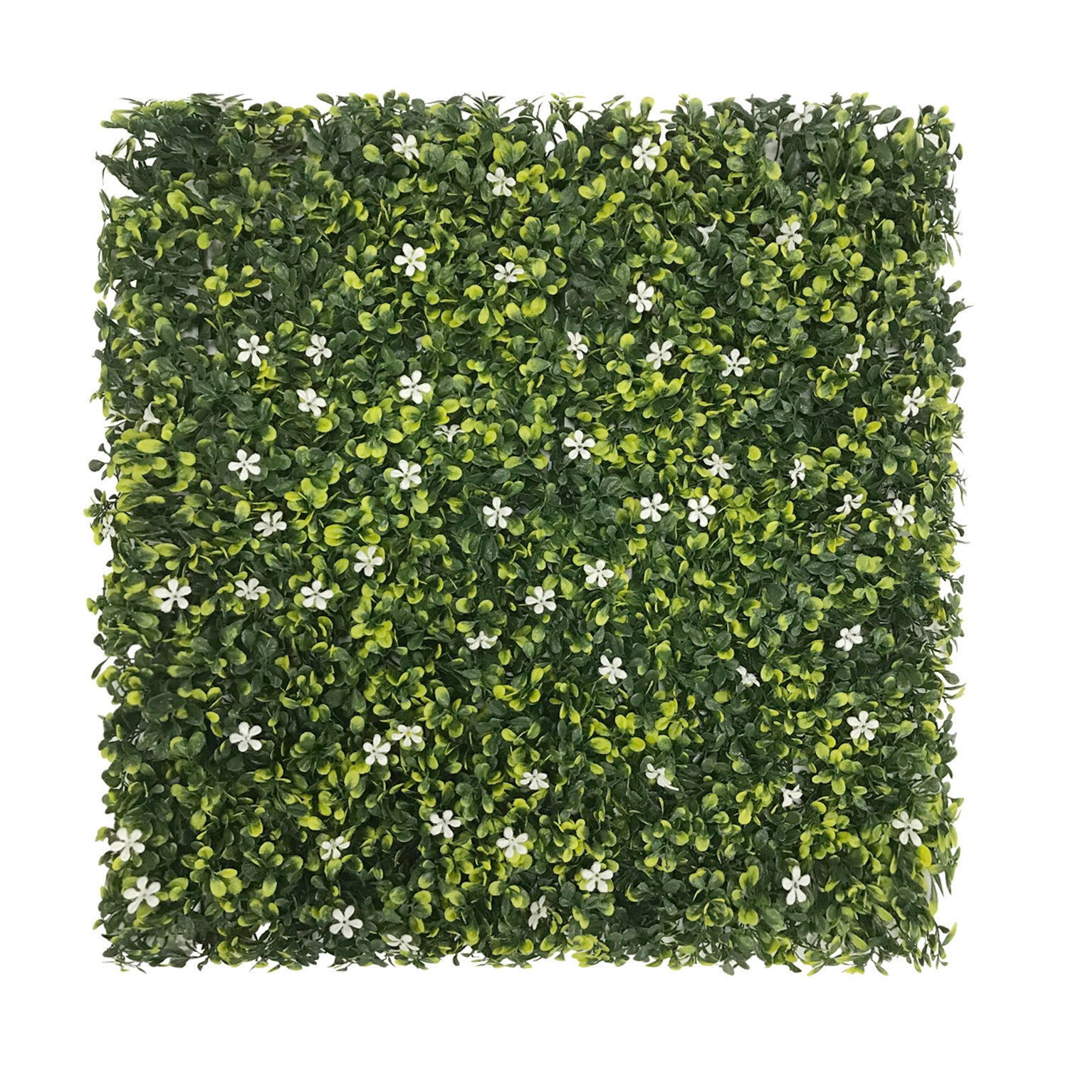 20″ Artificial Faux Jasmine Leaf Mats Wall Hedge Decor Privacy Fence Panel DIY