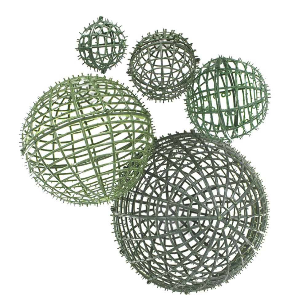 5 Pcs Flower Arrangement Ball Inner Liner Plant Support Frame Cage