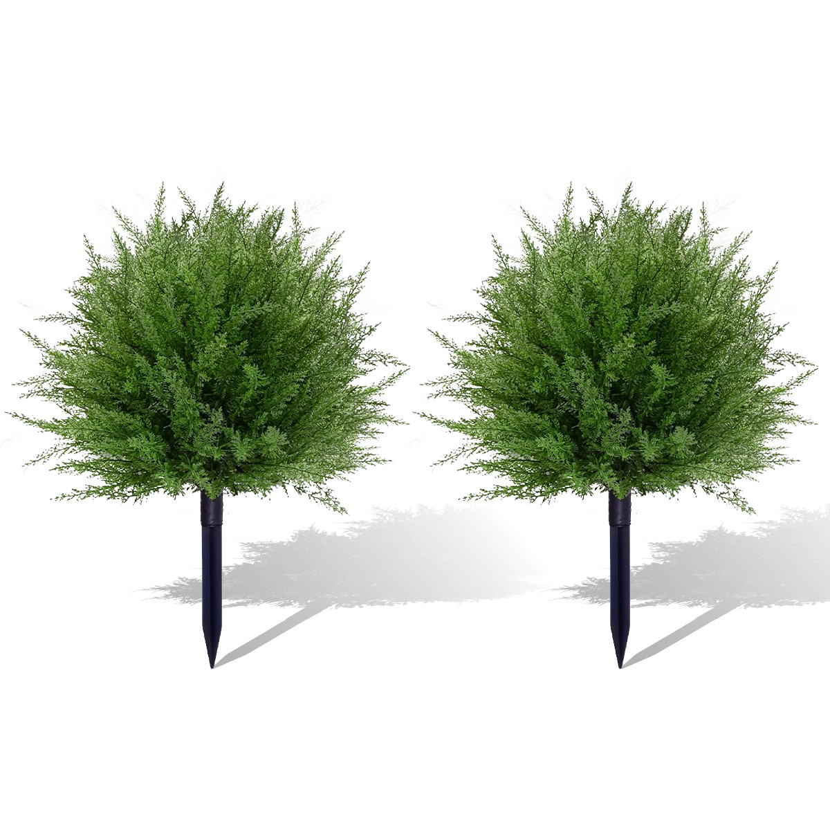Artificial Cypress Topiary Tree Fake Faux Cedar for Porch Outdoor UV Resistant