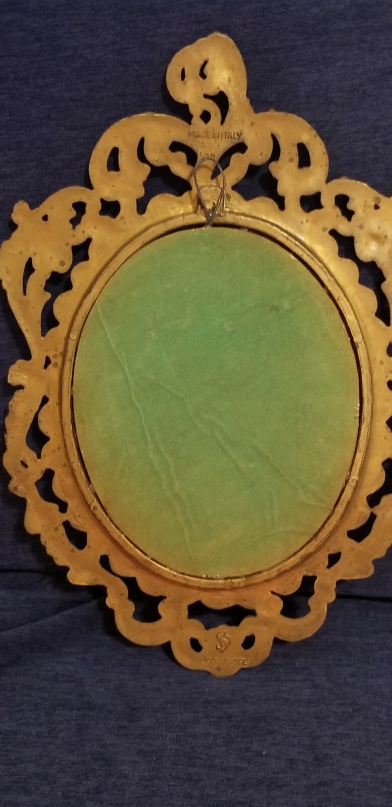 Pressed Flower Pansy Arrangement Ornate Framed Wall Hanging