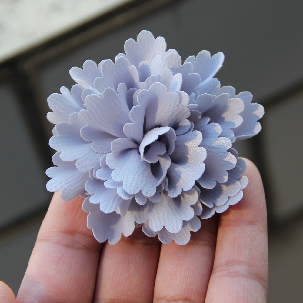 6cm 12Colors Newborn DIY Fashion Chic Shabby Artificial Shaped Fabric Flower