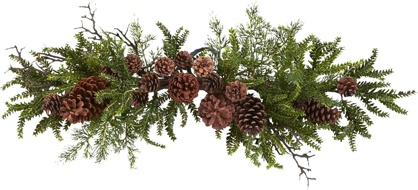 30In. Pine & Pinecone Swag