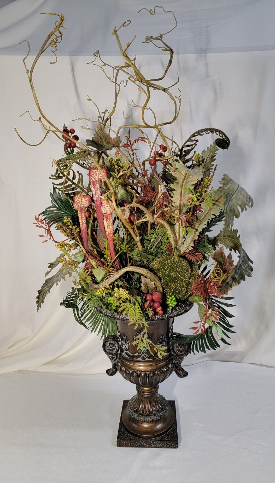 Faux Botanical Arrangement and Centerpiece